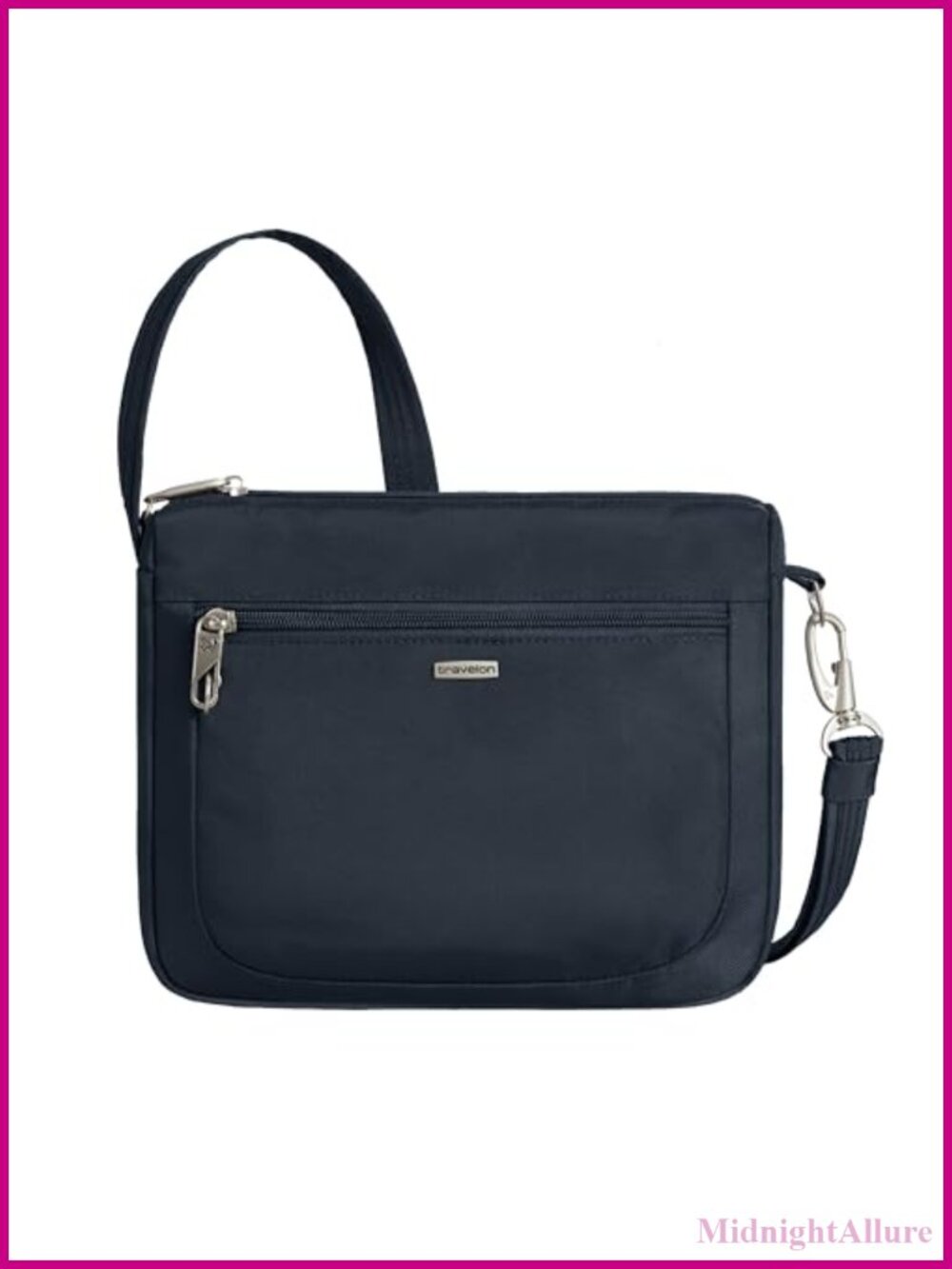 Travelon Anti-Theft Crossbody RFID Blocking Adjustable Strap Small